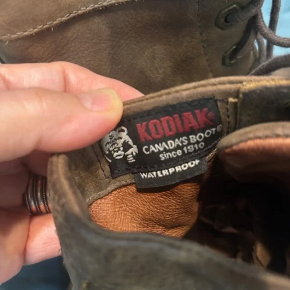 Kodiak Camel Brown Nubuck Waterproof Boots Women's 9 - Picture 8 of 14